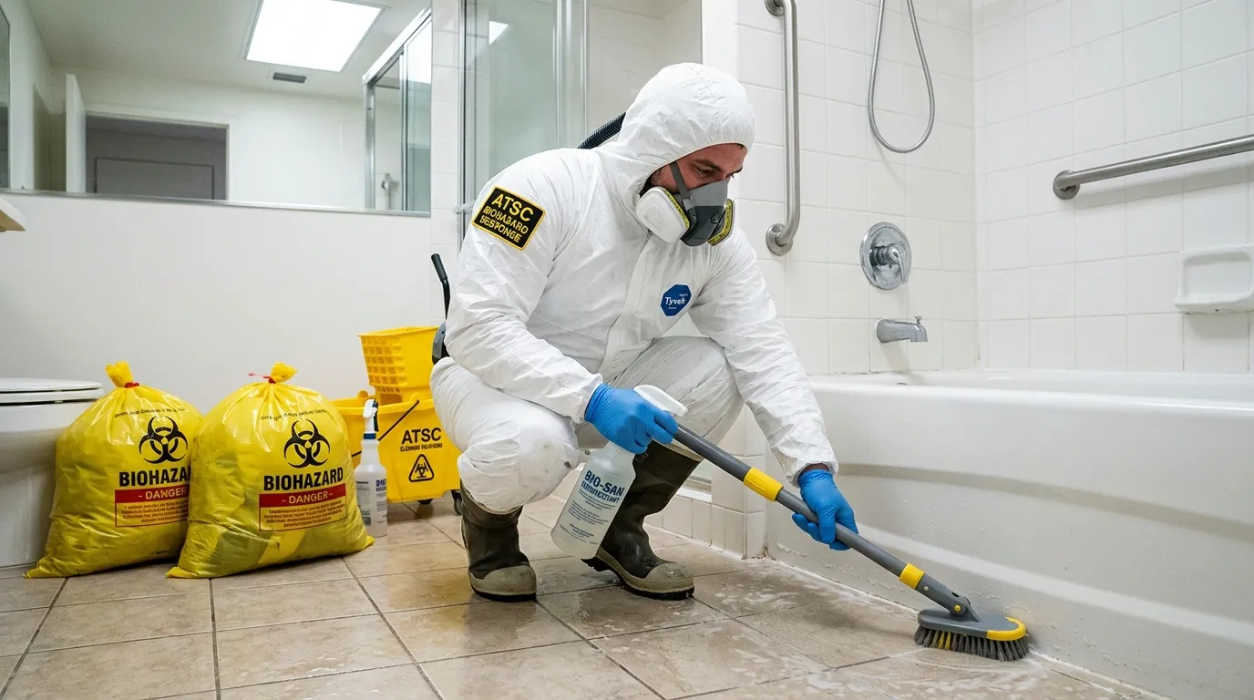 Decontamination equipment deployed for Blood Cleanup in Hazelwood